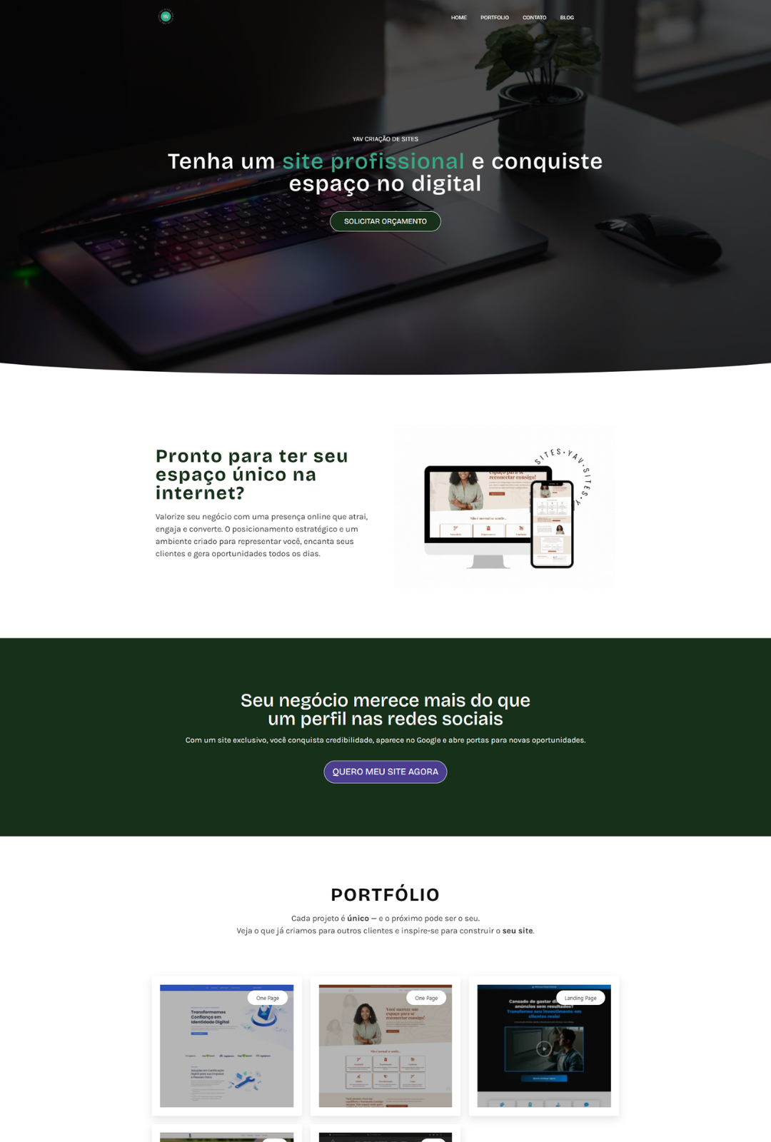 YAV Sites | Criação de Sites e Landing Page